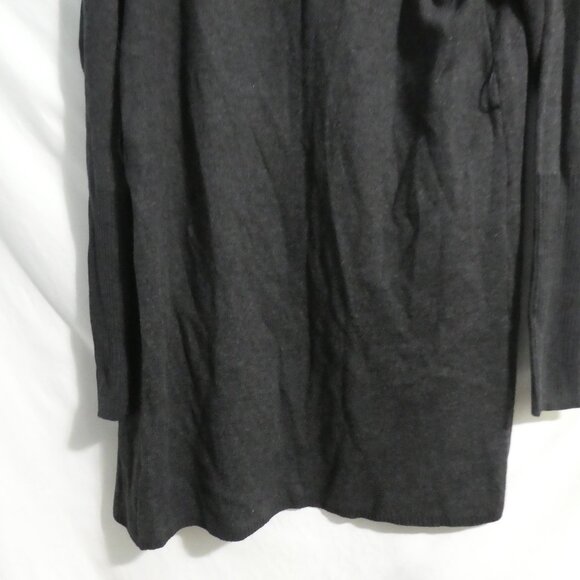 DYNAMITE | medium | Charcoal Long Sleeve Open Front Cardigan With Pockets | NWT - Picture 16 of 16